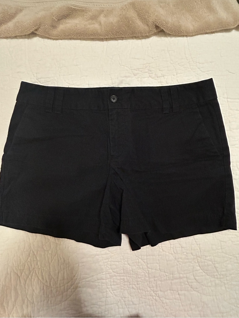 LOFT Black Casual Cotton Shorts